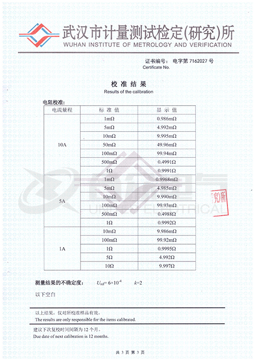 直流電阻快速測(cè)試儀，直流電阻測(cè)試儀 證書(shū)